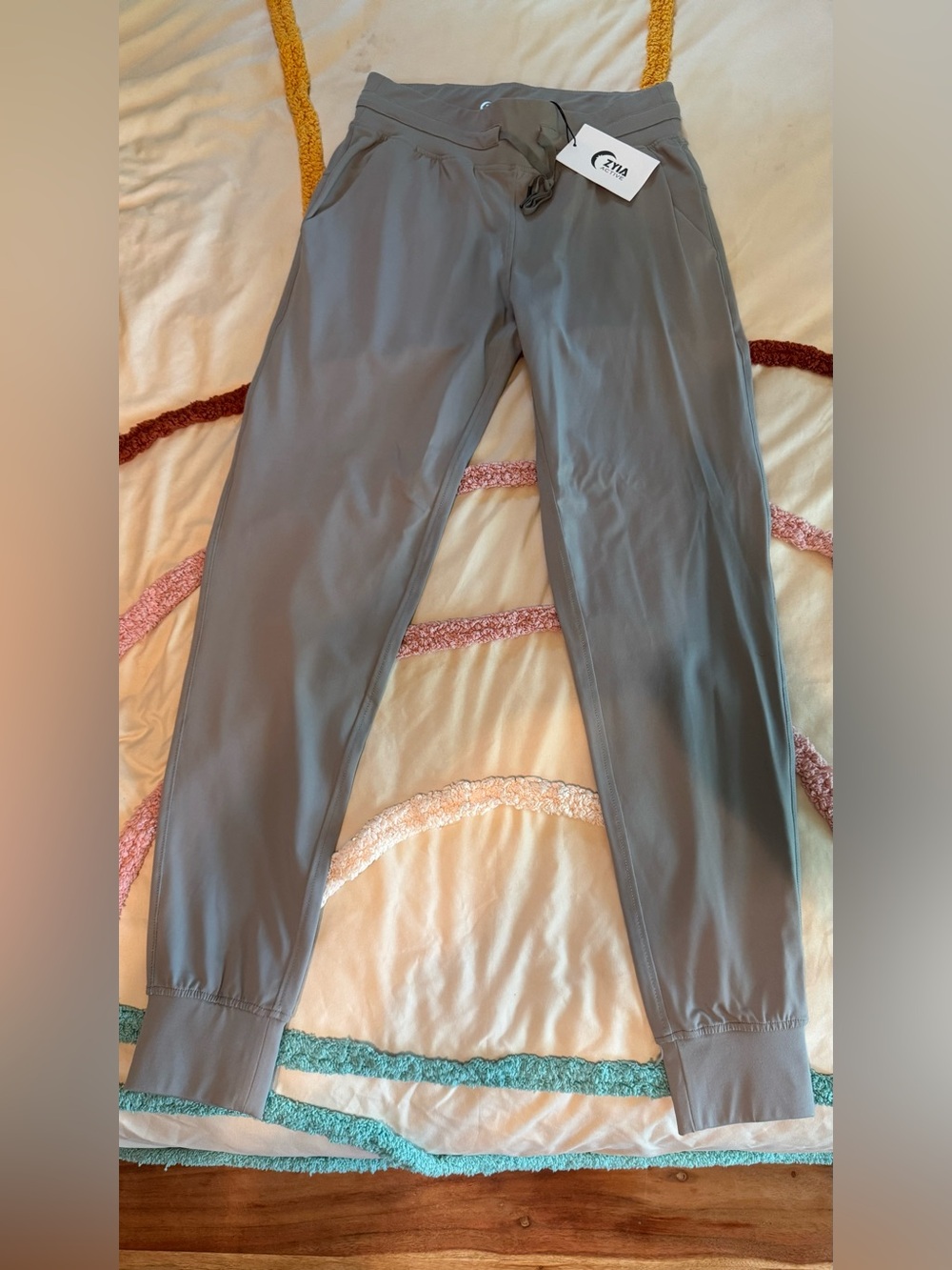 ZYIA Slate Gray Women's Jogger Track Pants